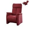 TV-Sessel - bordeaux - manuelle Liegefunktion