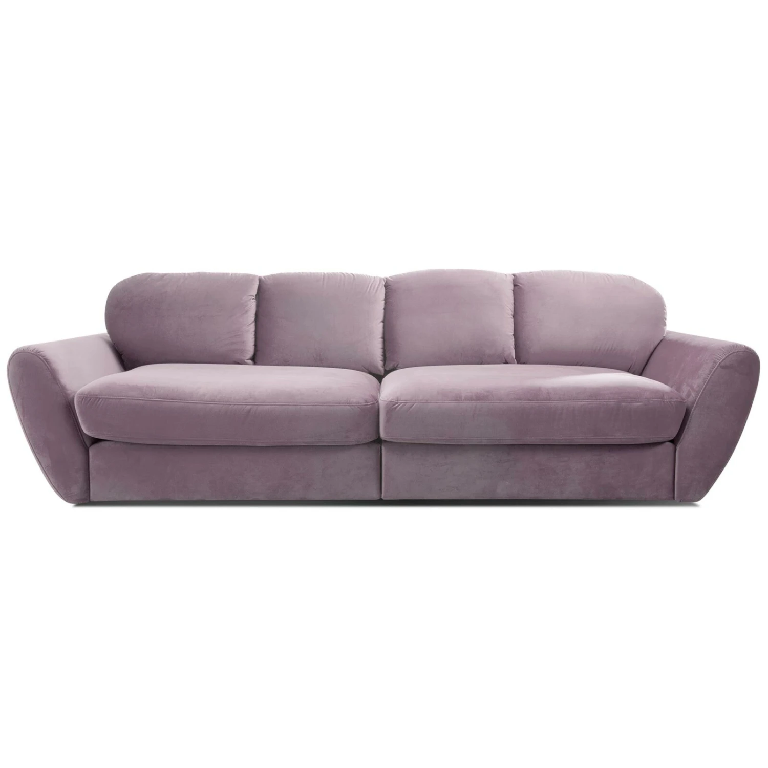 Big Sofa - flieder - Samtstoff 2 Big Sofa - flieder - Samtstoff – Bild 2