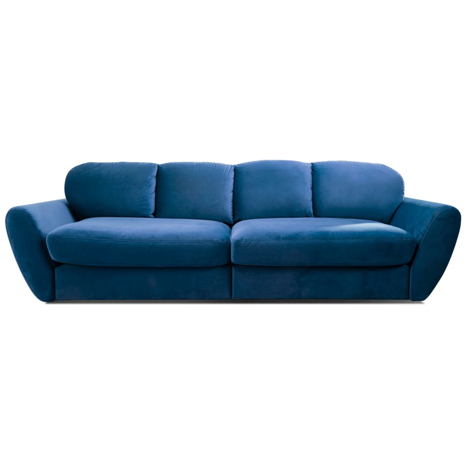 Big Sofa - blau - Samtstoff 2 Big Sofa - blau - Samtstoff – Bild 2
