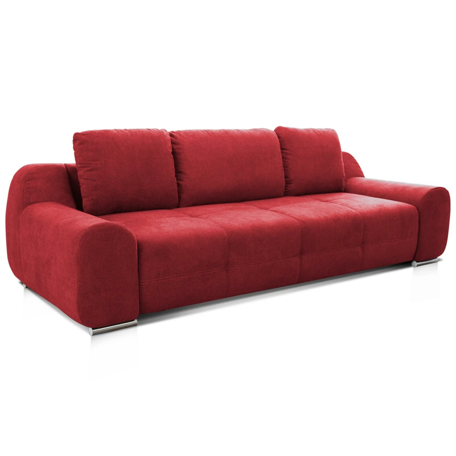 Big Sofa - bordeaux - Flachgewebe 1 Big Sofa - bordeaux - Flachgewebe