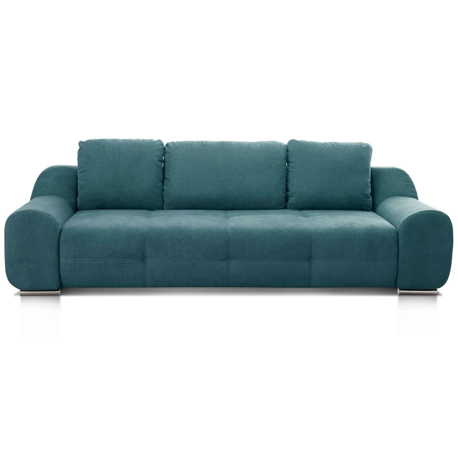 Big Sofa - türkis - Flachgewebe 2 Big Sofa - türkis - Flachgewebe – Bild 2