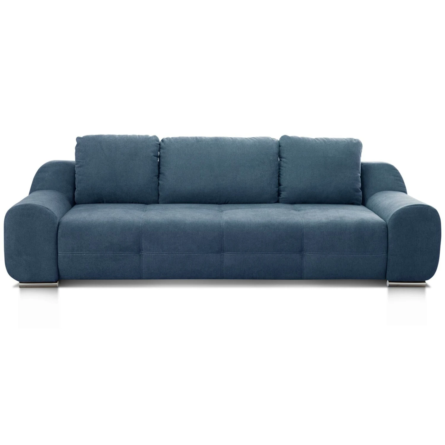Big Sofa - mittelblau - Flachgewebe 2 Big Sofa - mittelblau - Flachgewebe – Bild 2