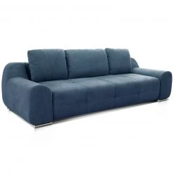 Big Sofa - mittelblau - Flachgewebe