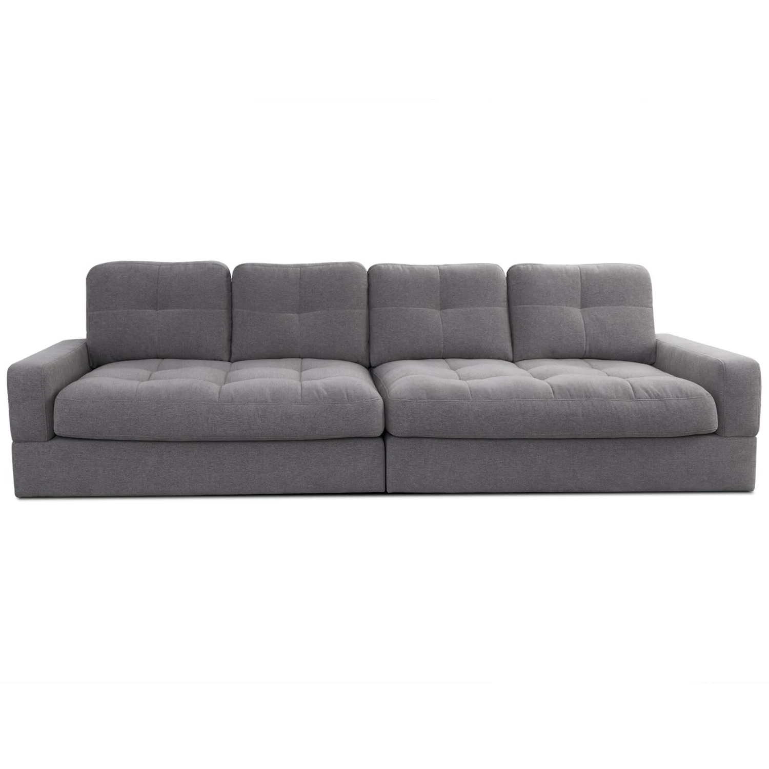 Big Sofa - grau - Chenille 2 Big Sofa - grau - Chenille – Bild 2