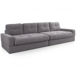 Big Sofa - grau - Chenille