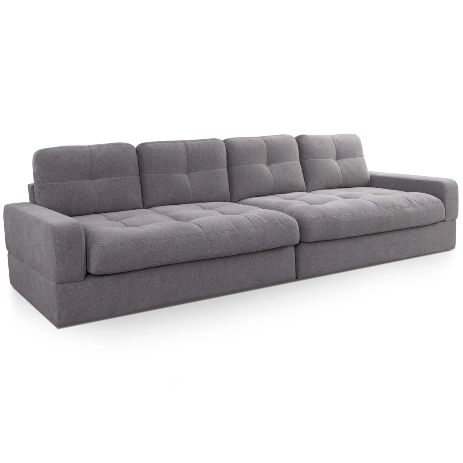 Big Sofa - grau - Chenille 1 Big Sofa - grau - Chenille