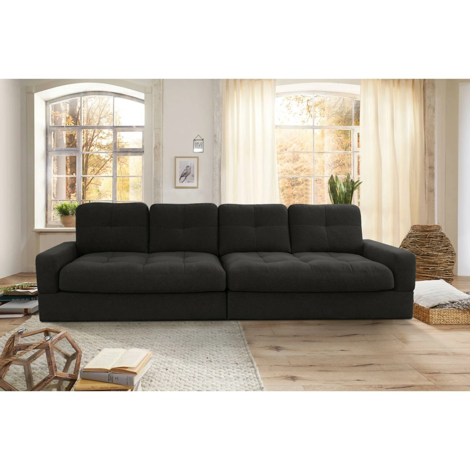 Big Sofa - fango - Flachgewebe 3 Big Sofa - fango - Flachgewebe – Bild 3