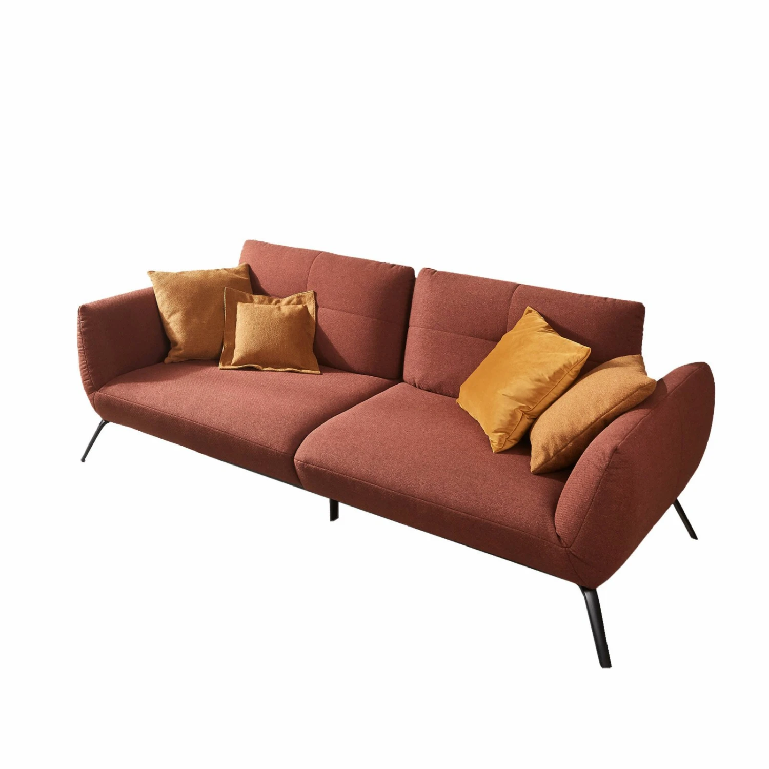 Big Sofa - kupfer - Flachgewebe 1 Big Sofa - kupfer - Flachgewebe