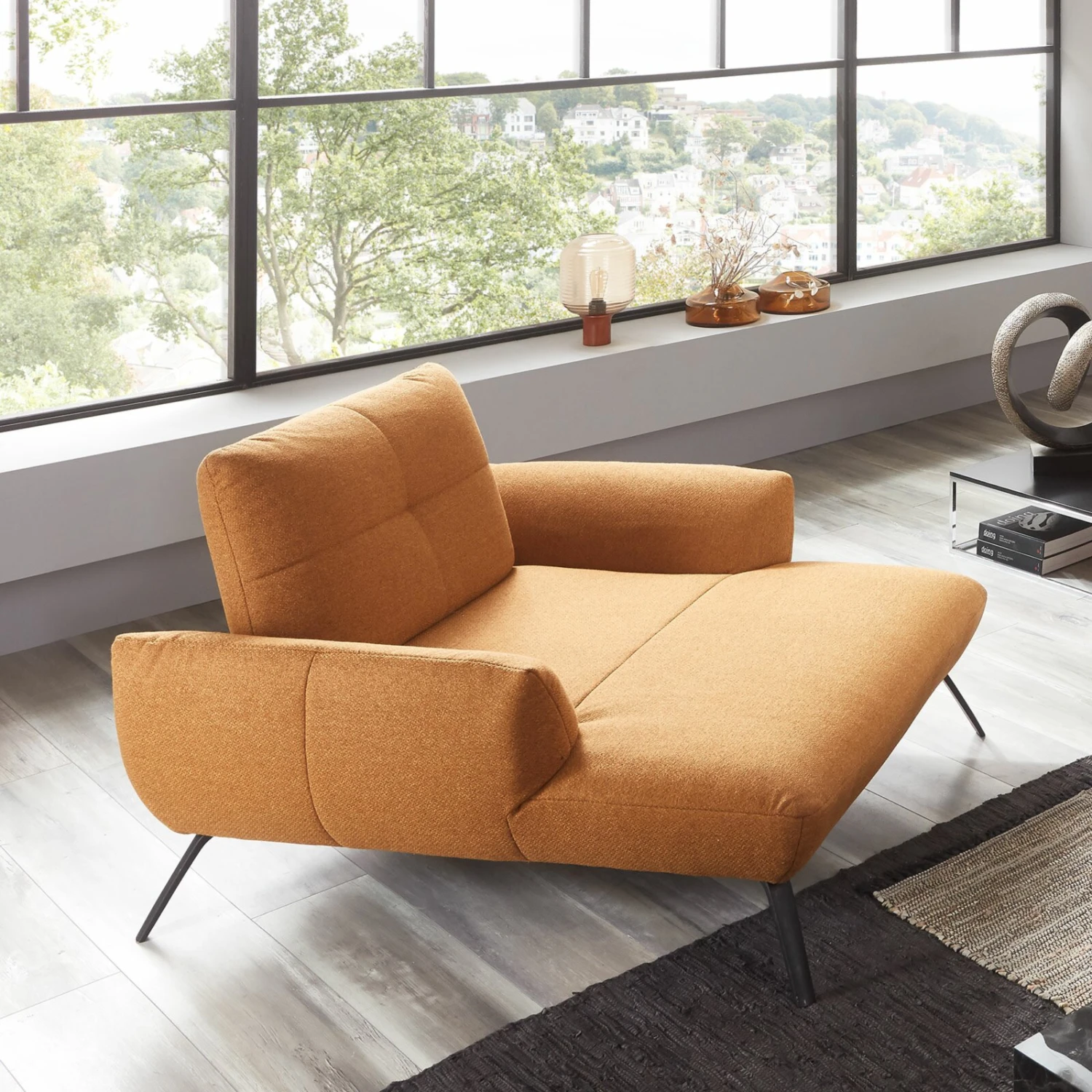 Big Sessel - mustard - Flachgewebe 3 Big Sessel - mustard - Flachgewebe – Bild 3