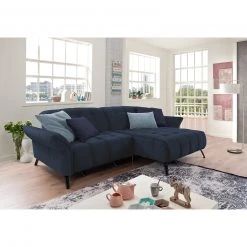 Ecksofa - navy - Samt - motorisches Sitting Bed -Wohnzimmer Verkäufe 1221012900 06 1600Wx1600H