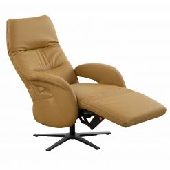 Relaxsessel - gelb - Echtleder - manuelle Relaxfunktion 7 Relaxsessel - gelb - Echtleder - manuelle Relaxfunktion -Wohnzimmer Verkäufe 1221014177 04 1600Wx1600H