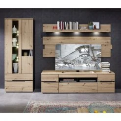 TV-Lowboard - Artisan Eiche - Graphit - Softclose -Wohnzimmer Verkäufe 1226008100 05 1600Wx1600H