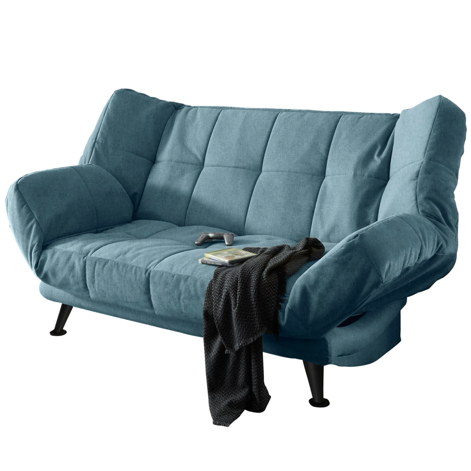 Schlafsofa - denim - mit Staukasten 4 Schlafsofa - denim - mit Staukasten – Bild 4