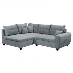 Ecksofa - anthrazit - Liegefunktion - Recamiere links 10 Ecksofa - anthrazit - Liegefunktion - Recamiere links -Wohnzimmer Verkäufe 1227005900 09 1600Wx1600H