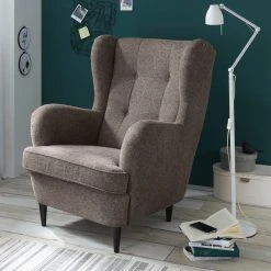 Ohrensessel - espresso - 78 cm breit -Wohnzimmer Verkäufe 1227007504 03 1600Wx1600H