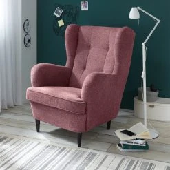 Ohrensessel - rosa - 78 cm breit -Wohnzimmer Verkäufe 1227007508 03 1600Wx1600H