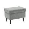 Hocker - grau - Webstoff