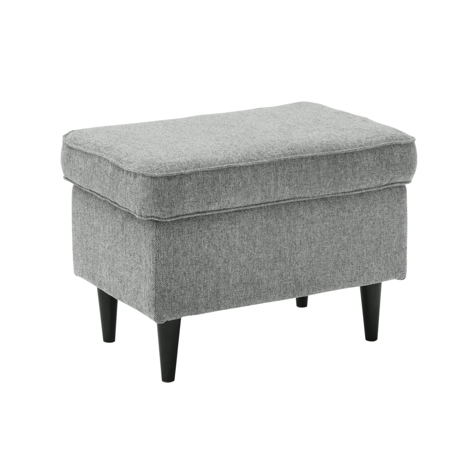 Hocker - grau - Webstoff 1 Hocker - grau - Webstoff