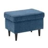 Hocker - dunkelblau - Webstoff