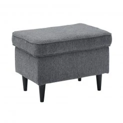 Hocker - anthrazit - Webstoff