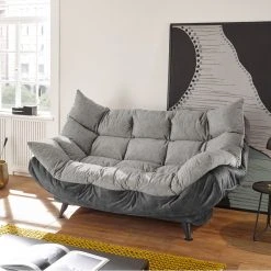 Schlafsofa - anthrazit-silber - 2-fach verstellbar -Wohnzimmer Verkäufe 1227007700 04 1600Wx1600H