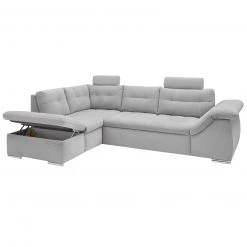 Ecksofa - silver - Ottomane links - mit Funktion -Wohnzimmer Verkäufe 1227007900 03 1600Wx1600H