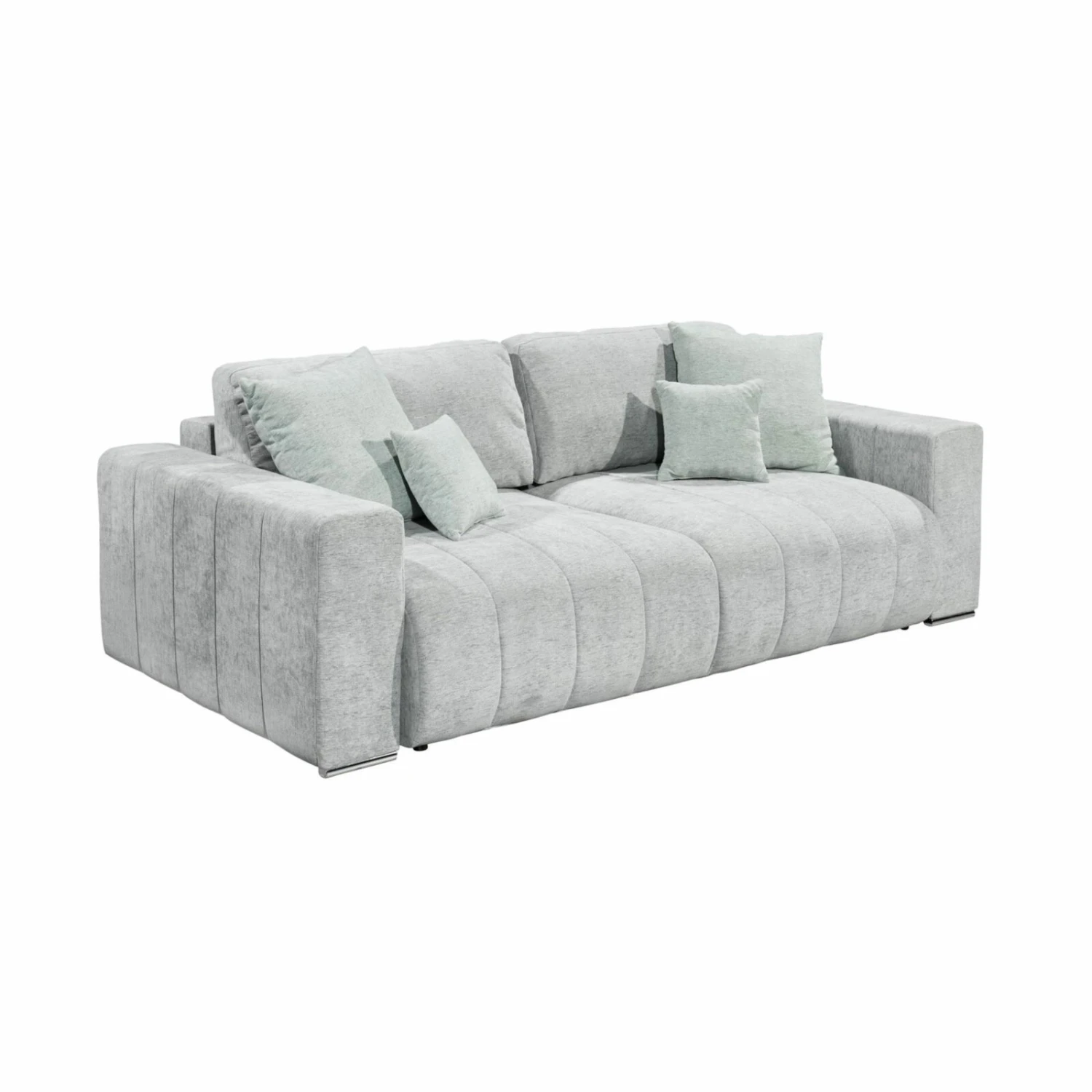 2-Sitzer - light grey - Federkern - mit Funktion 2 2-Sitzer - light grey - Federkern - mit Funktion – Bild 2