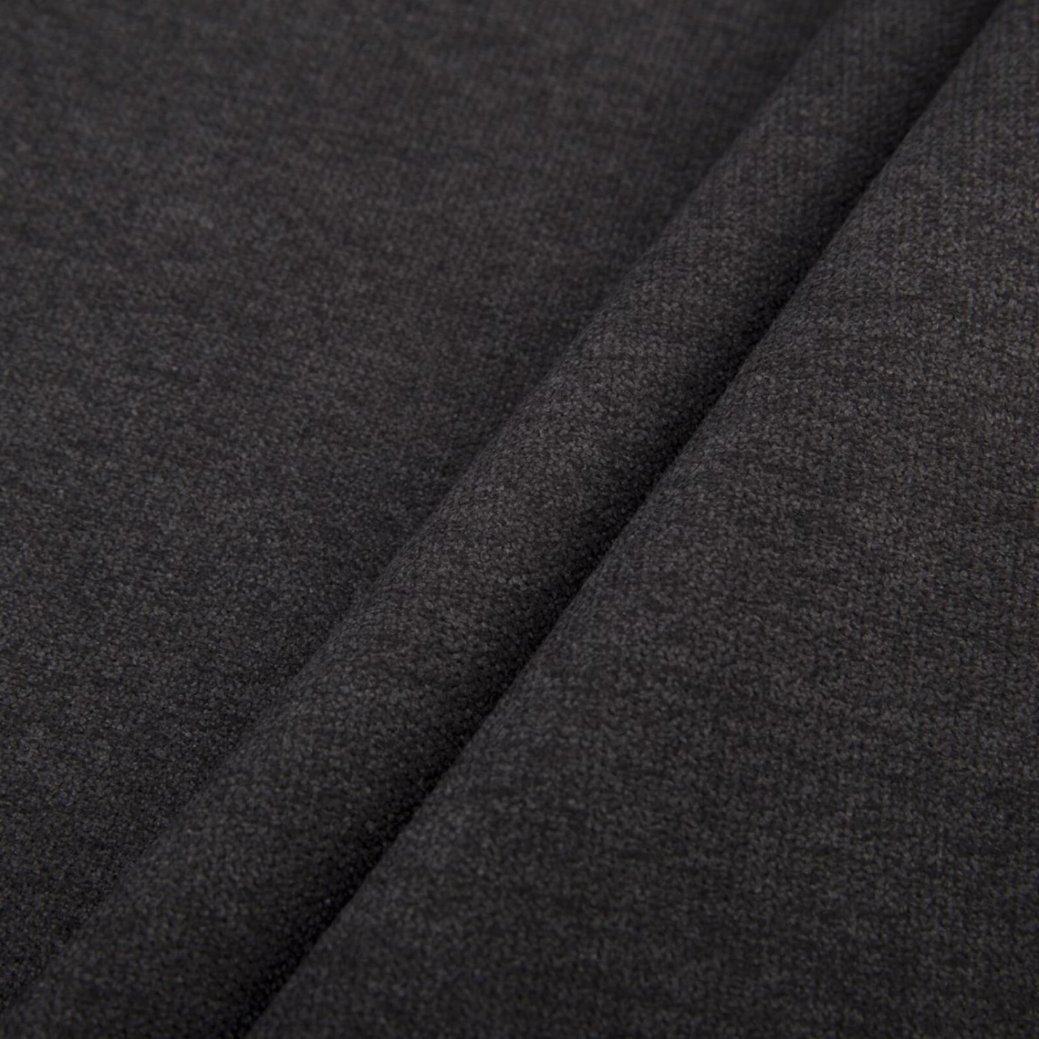 Eckgarnitur - anthrazit - Recamiere rechts - mit Hocker 4 Eckgarnitur - anthrazit - Recamiere rechts - mit Hocker – Bild 4