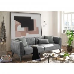 Schlafsofa - grey - inklusive Zierkissen -Wohnzimmer Verkäufe 1227009206 03 1600Wx1600H