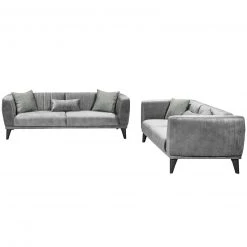 Schlafsofa - grey - inklusive Zierkissen -Wohnzimmer Verkäufe 1227009206 06 1600Wx1600H