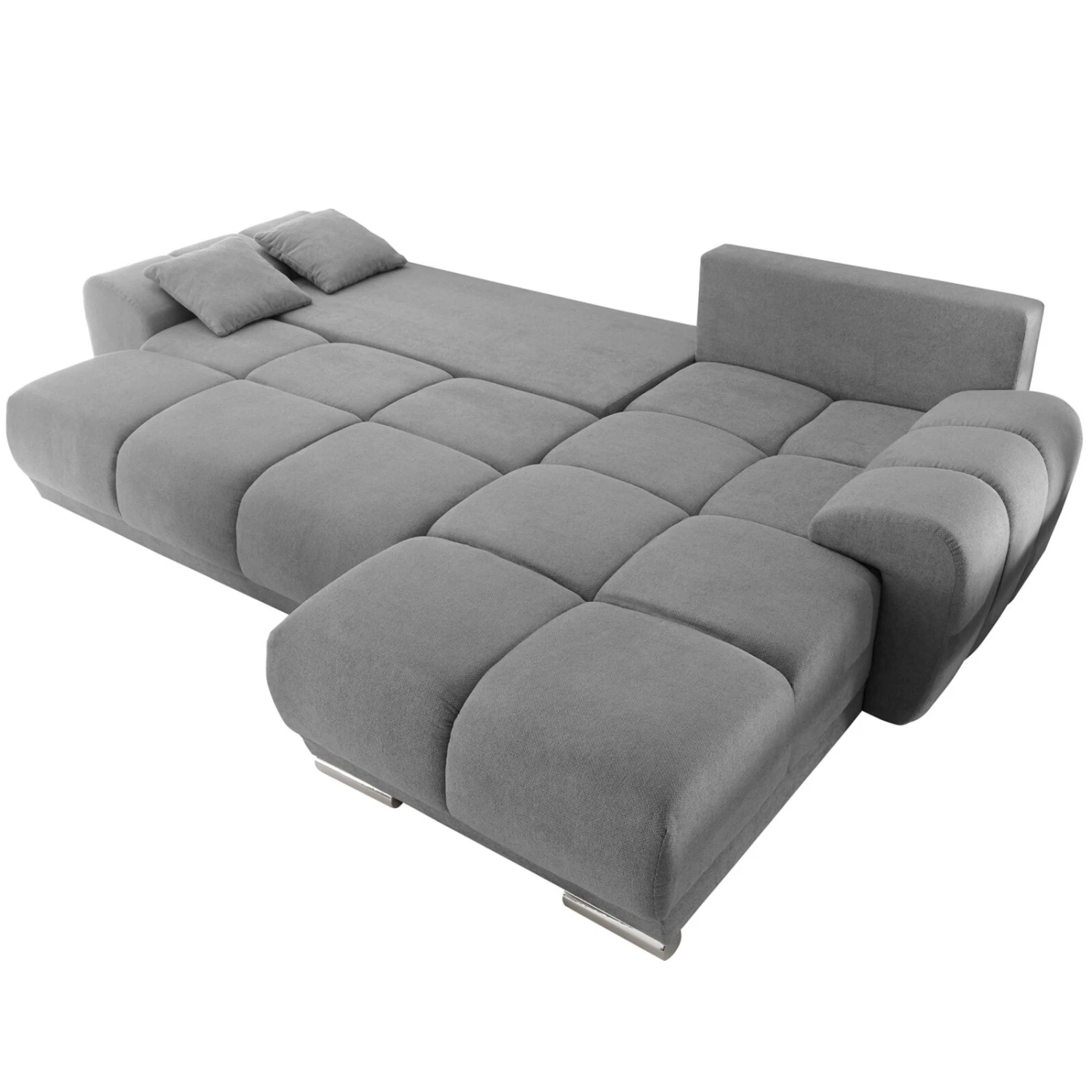 Ecksofa - dark grey - mit Liegefunktion 2 Ecksofa - dark grey - mit Liegefunktion – Bild 2