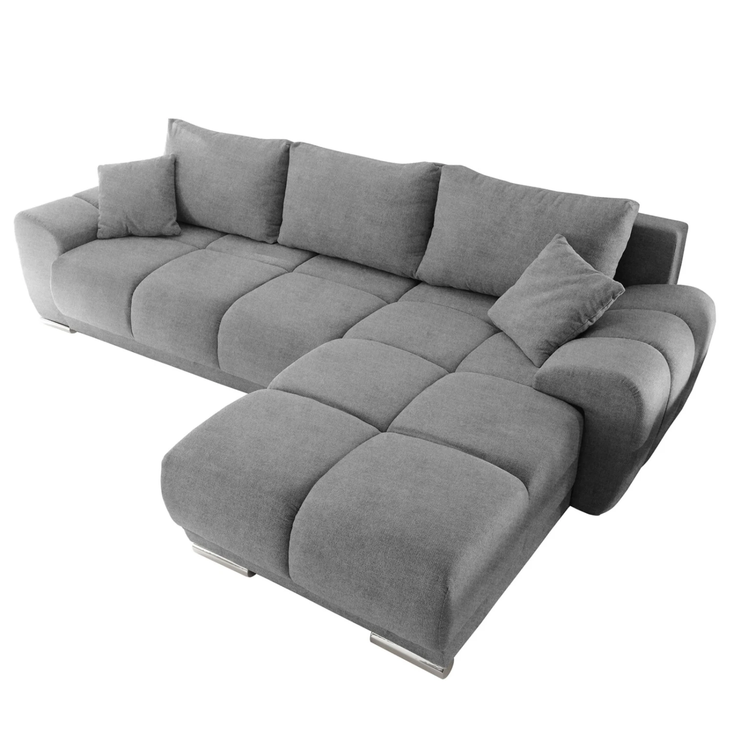 Ecksofa - dark grey - mit Liegefunktion 5 Ecksofa - dark grey - mit Liegefunktion – Bild 5
