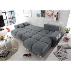Ecksofa - anthrazit - mit Liegefunktion -Wohnzimmer Verkäufe 1227010301 04 1600Wx1600H
