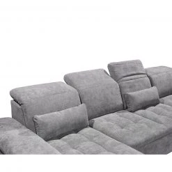 Wohnlandschaft - dunkelgrau - Liegefunktion - Recamiere links -Wohnzimmer Verkäufe 1227010500 03 1600Wx1600H