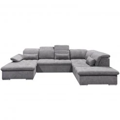 Wohnlandschaft - dunkelgrau - Liegefunktion - Recamiere links -Wohnzimmer Verkäufe 1227010500 09 1600Wx1600H