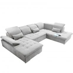 Wohnlandschaft - silber - Liegefunktion - Recamiere rechts 7 Wohnlandschaft - silber - Liegefunktion - Recamiere rechts -Wohnzimmer Verkäufe 1227010602 09 1600Wx1600H