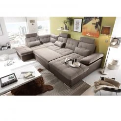 Wohnlandschaft - dark chocolate - Liegefunktion - Recamiere links -Wohnzimmer Verkäufe 1227010700 03 1600Wx1600H