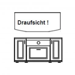 3-teilige Wohnwand - Wildeiche-Tonweiß - 330 cm breit -Wohnzimmer Verkäufe 1228000900 04 1600Wx1600H