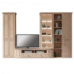 Wohnwand - Sonoma Eiche - 330 cm -Wohnzimmer Verkäufe 1228004002 09 1600Wx1600H