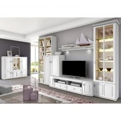 4-teilige Wohnwand - Tonweiß matt -Wohnzimmer Verkäufe 1228004302 03 1600Wx1600H