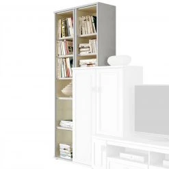 Anbauregal - Tonweiß matt - 90 cm