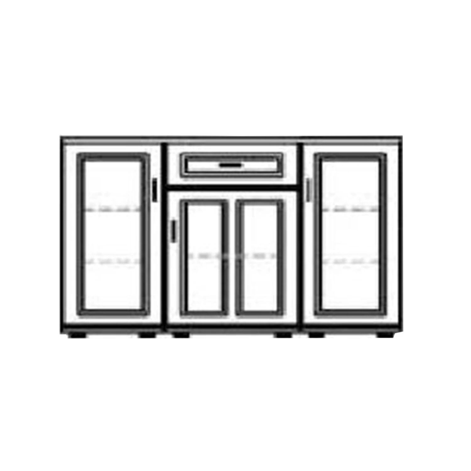 Sideboard - Wildeiche - 150 cm breit 3 Sideboard - Wildeiche - 150 cm breit – Bild 3