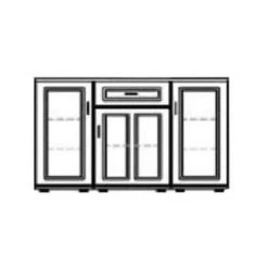 Sideboard - Kirschbaum - 150 cm breit -Wohnzimmer Verkäufe 1228004603 03 1600Wx1600H