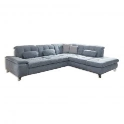 polsterpower Ecksofa - blau - Basismodell - Anstellhocker rechts -Wohnzimmer Verkäufe 1231000477 09 1600Wx1600H