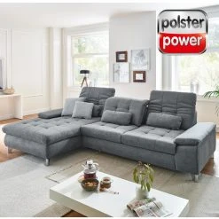 polsterpower Ecksofa - denim - Canapé links