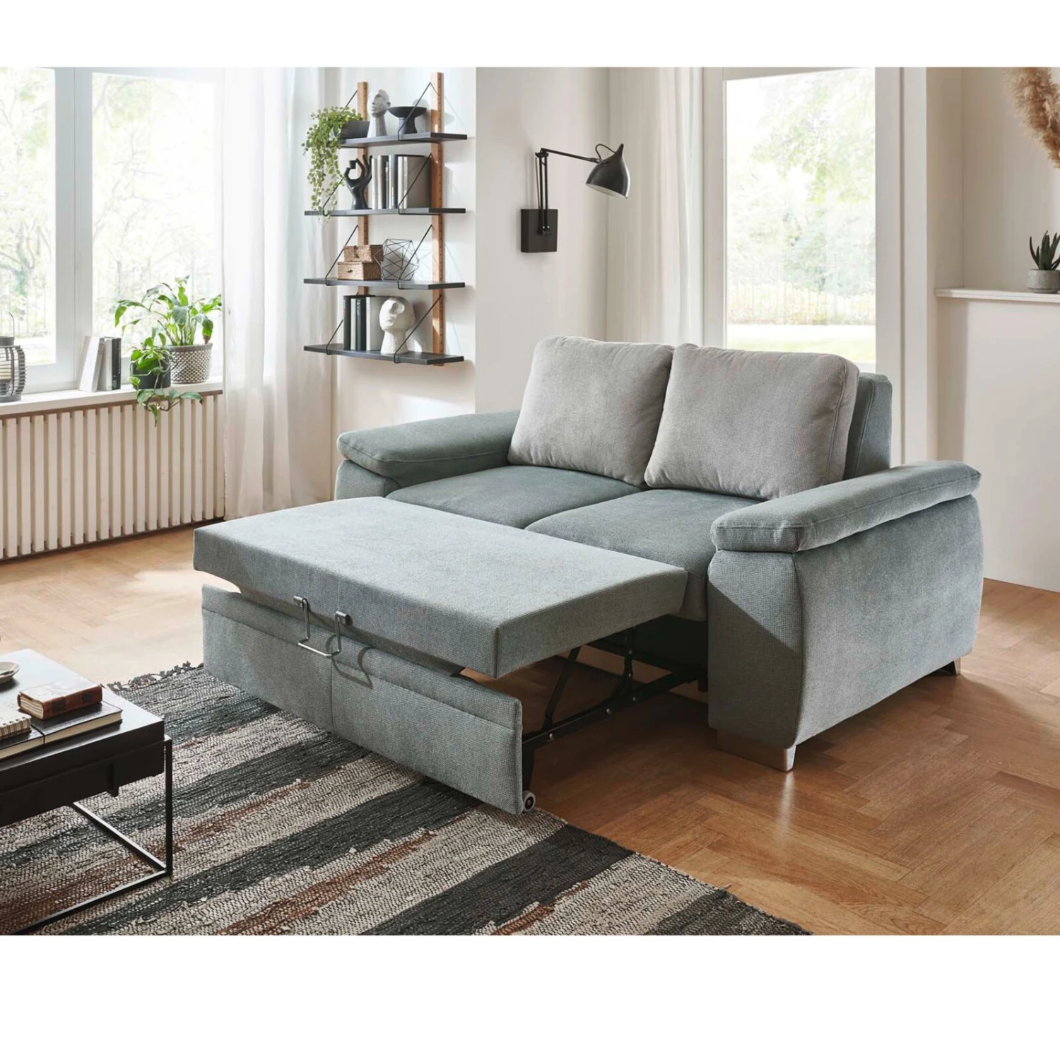 Funktionssofa - Belle silver - Liegefunktion 2 Funktionssofa - Belle silver - Liegefunktion – Bild 2