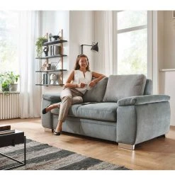 Funktionssofa - Belle silver - Liegefunktion 13 Funktionssofa - Belle silver - Liegefunktion -Wohnzimmer Verkäufe 1231010300 04 1600Wx1600H