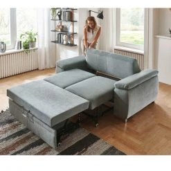 Funktionssofa - Belle silver - Liegefunktion 16 Funktionssofa - Belle silver - Liegefunktion -Wohnzimmer Verkäufe 1231010300 07 1600Wx1600H