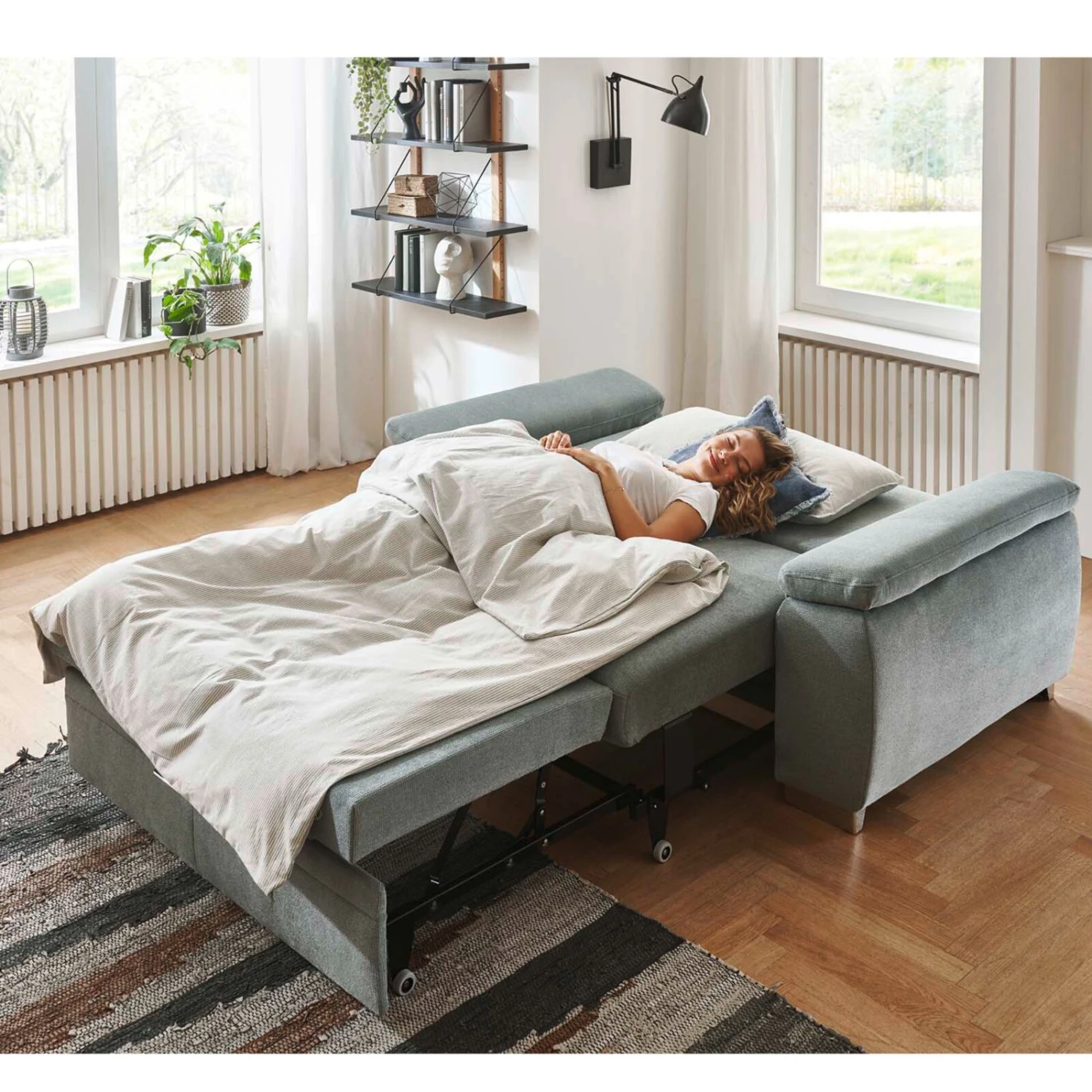 Funktionssofa - Belle silver - Liegefunktion 8 Funktionssofa - Belle silver - Liegefunktion – Bild 8