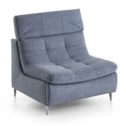 polsterpower Sessel - denim - Flockstoff - Kopfpolsterverstellung -Wohnzimmer Verkäufe 1231026400 03 1600Wx1600H